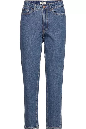 Lindex Kvinna Dressade byxor - Trousers Denim Nea Retro Blue Blue