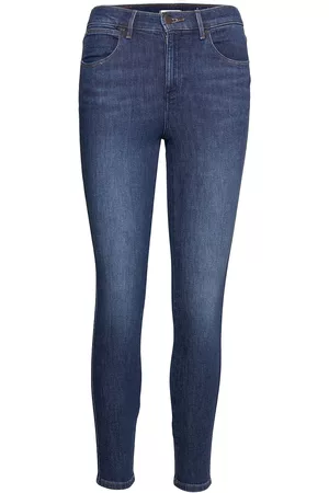 Wrangler Kvinna High-waist jeans - High Rise Skinny Blue