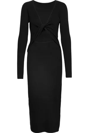 BZR Kvinna Midiklänningar - Lela Jenner Dress Black