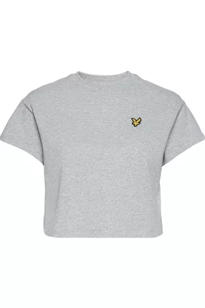 Lyle & Scott Cropped T-Shirt Grey