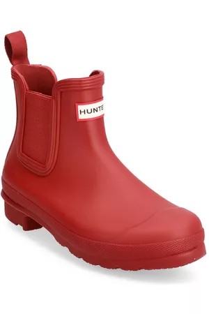 Hunter Kvinna Chelsea boots - Womens Original Chelsea Boot Red