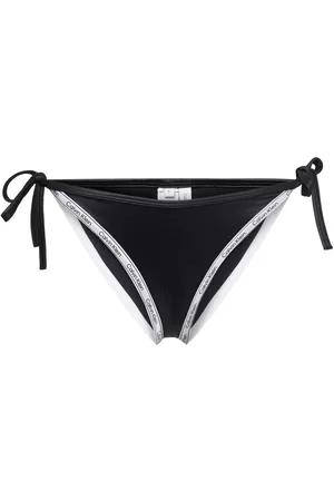 Calvin Klein Kvinna String Bikinis - String Side Tie Black
