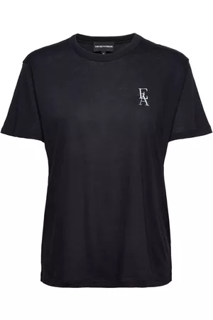Emporio Armani Kvinna Kortärmade t-shirts - T-Shirt Black