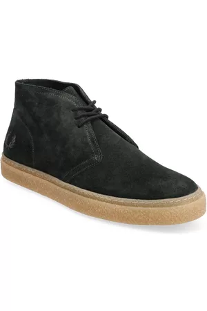 Fred Perry Man Boots - Hawley Suede Black