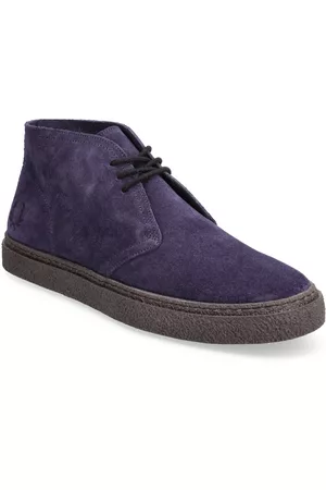 Fred Perry Man Boots - Hawley Suede Purple