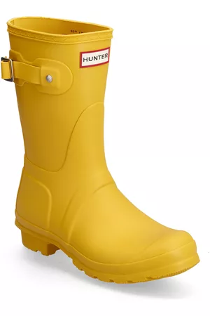 Hunter Kvinna Boots - Womens Original Short Boot Yellow