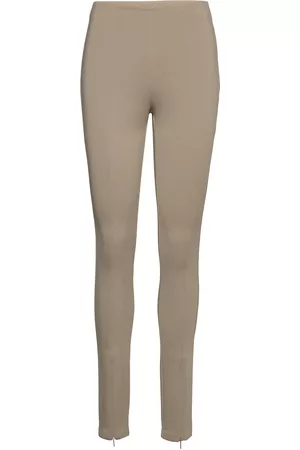 Calvin Klein Kvinna Leggings byxor - Technical Knit Legging Beige