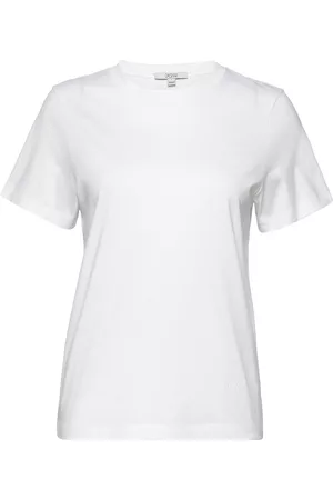Dagmar Kvinna Kortärmade t-shirts - Claudia Cotton T-Shirt White
