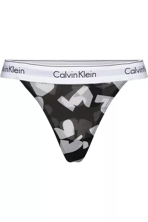 Calvin Klein Kvinna Briefs - String Thong Black