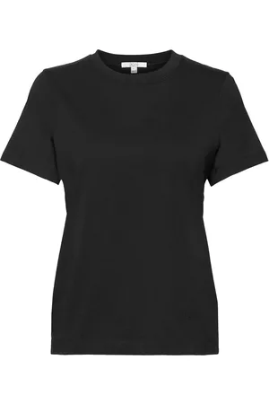 Dagmar Kvinna Kortärmade t-shirts - Claudia Cotton T-Shirt Black