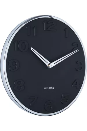 Karlsson Klockor - Wall Clock New Original Numbers Black
