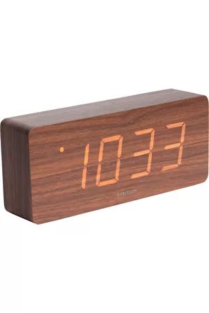 Karlsson Klockor - Alarm Clock Tube Brown
