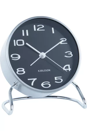 Karlsson Alarm Clock Classical Numbers Black