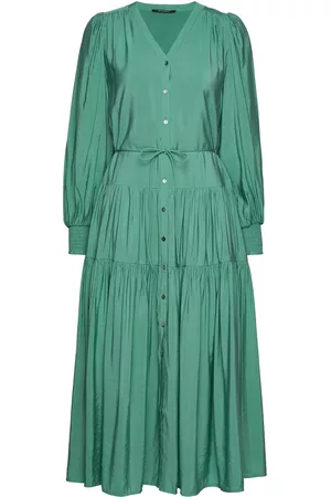 Bruuns Bazaar Kvinna Festklänningar - Rosebay Carline Dress Green