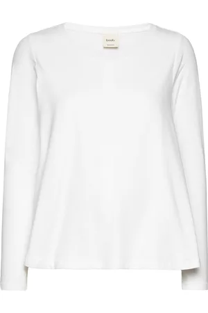 Boob Kvinna Långärmade t-shirts - The-Shirt L/S Top White
