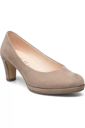 Gabor Kvinna Klackar - Pumps Beige