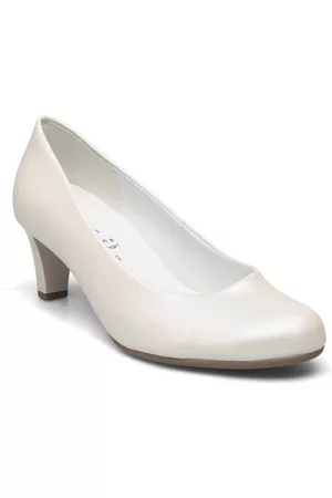 Gabor Kvinna Vita klänningar - Pumps White