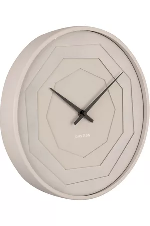 Karlsson Wall Clock Layered Origami Grey