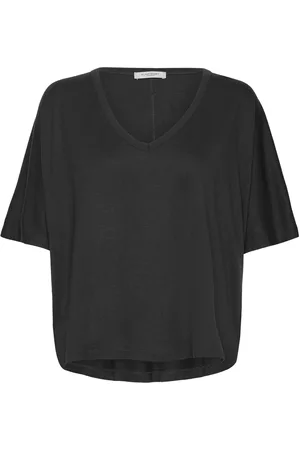 Hunkydory Kvinna Kortärmade t-shirts - Marshall Tee Black