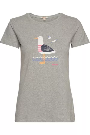 Barbour Kvinna Kortärmade t-shirts - Merseyside Tee Grey