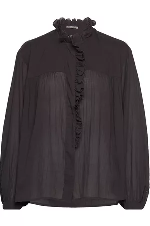 Hunkydory Kvinna Långärmade t-shirts - Dianna Shirt Black
