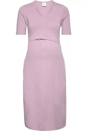 Boob Kvinna Midiklänningar - A Dress Mid-Sleeve Purple