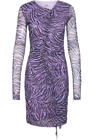 BZR Kvinna Festklänningar - Mela Draw Dress Purple