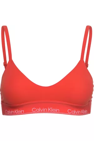 Calvin Klein Kvinna Icke-vadderad BH - Unlined Triangle Orange