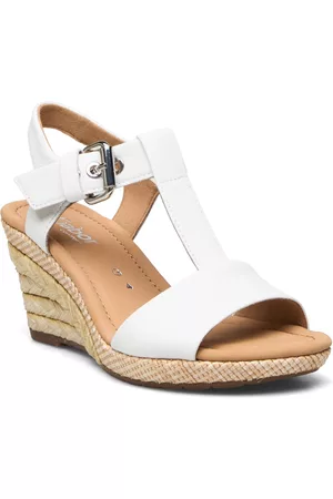 Gabor Kvinna Högklackade sandaler - Wedge Sandal White