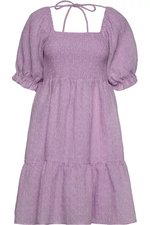 Bruuns Bazaar Kvinna Festklänningar - Mimosa Zosia Dress Purple