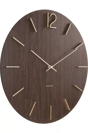 Karlsson Klockor - Wall Clock Meek Mdf Brown