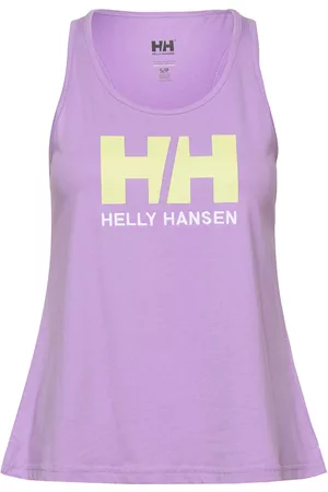 Helly Hansen Kvinna Spetstoppar - W Hh Logo Singlet Purple