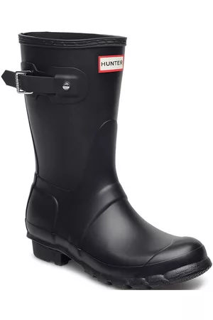 Hunter Kvinna Boots - Womens Original Short Gloss Boot Black