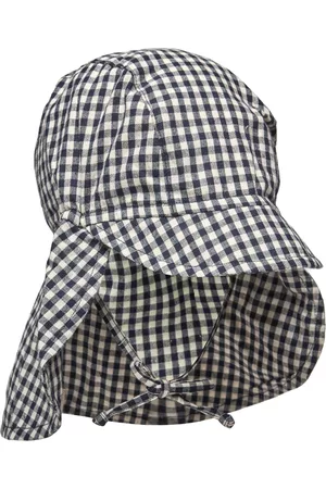 mp Denmark Hattar - River Summer Hat W.neck Shade Blue