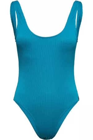 Panos Emporio Kvinna Baddräkter - Pe Rib Sienna Swimsuit Blue