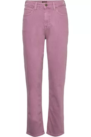 Lee Kvinna Straight jeans - Carol Pink
