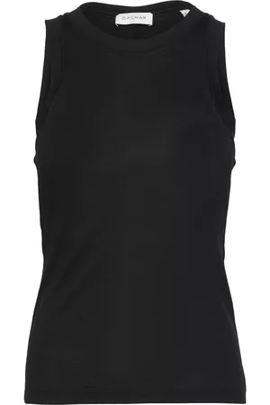 Dagmar Kvinna Spetstoppar - Camelia Top Black