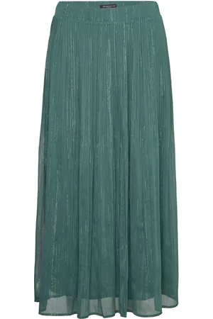 Bruuns Bazaar Kvinna Midikjolar - Senna Carma Skirt Green