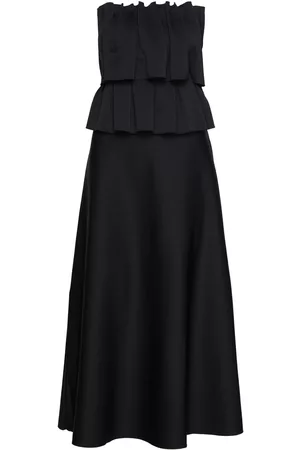 Dagmar Kvinna Midiklänningar - Sculpted Tube Dress Black