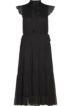 Bruuns Bazaar Kvinna Midiklänningar - Senna Ofia Dress Black