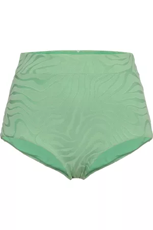 Seafolly Kvinna High Waisted Bikinis - Second Wave High Waisted Pant Green