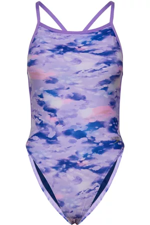 Speedo Kvinna Baddräkter - Allover Vback Purple