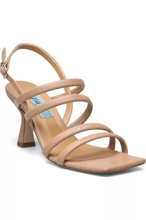 A Pair Kvinna Sandaler med klack - Multi Stringg High Heel Beige
