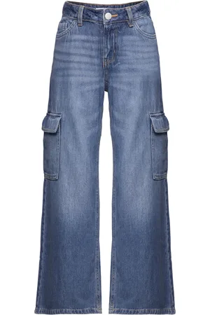 Lindex Trousers Viola Cargo Blue