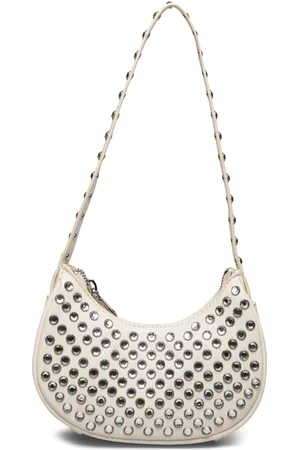 MANGO Studded Shoulder Bag