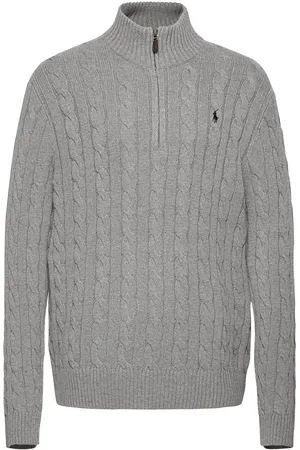 Ralph Lauren 5/1 Roving Cotton-Lsl-Plo Grey
