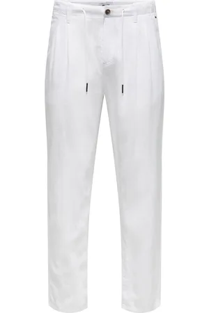Only & Sons Onsleo Crop Linen Mix 0048 Pant