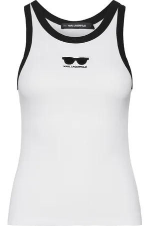 Karl Lagerfeld Fashion Tank Top W/Sunglasses