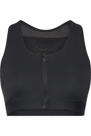 New Balance Nb Sleek Medium Support Pocket Zip Front Bra