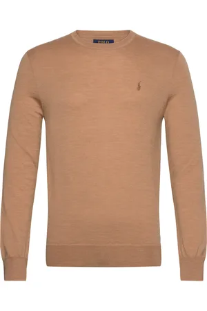 Ralph Lauren 2/30 Merino Wl Rws-Lsl-Plo Brown